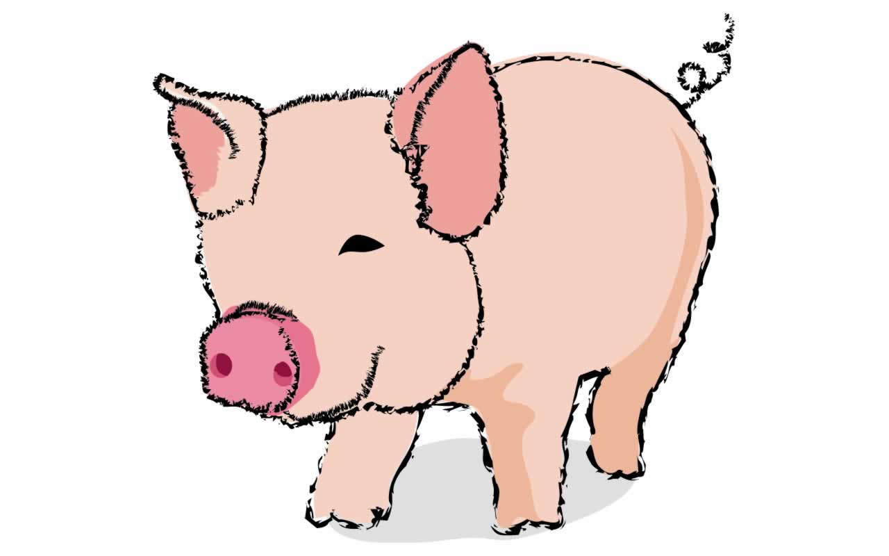 free clipart of cartoon pigs - photo #46