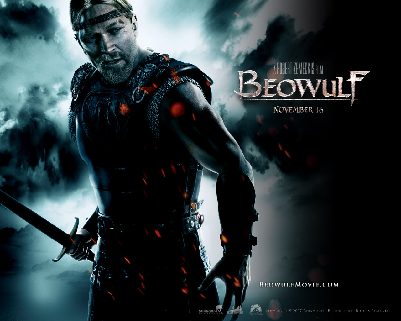 HD Wallpapers Ray Winstone star as Beowulf in Paramount Pictures' Beowulf