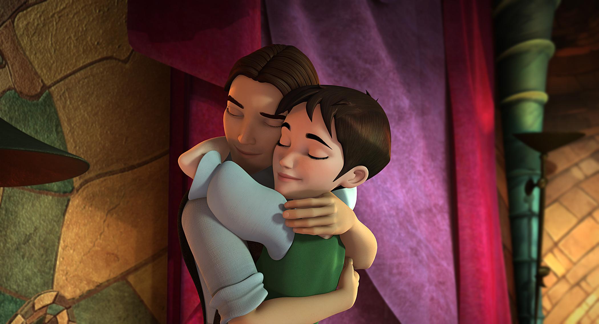 HD Wallpapers Rick (voiced by Freddie Prinze, Jr.) and Ella (voice by Sarah Michelle Gellar) in HAPPILY N'EVER AFTER.